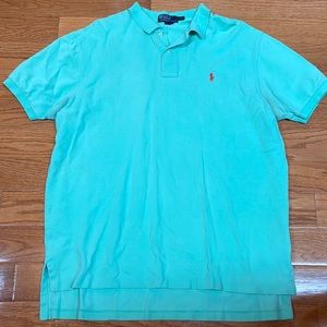 Mens Mint Green Polo Ralph Lauren Shirt